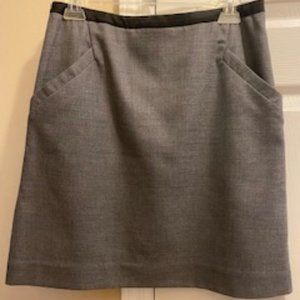 H&M Gray w/Black Trim Skirt